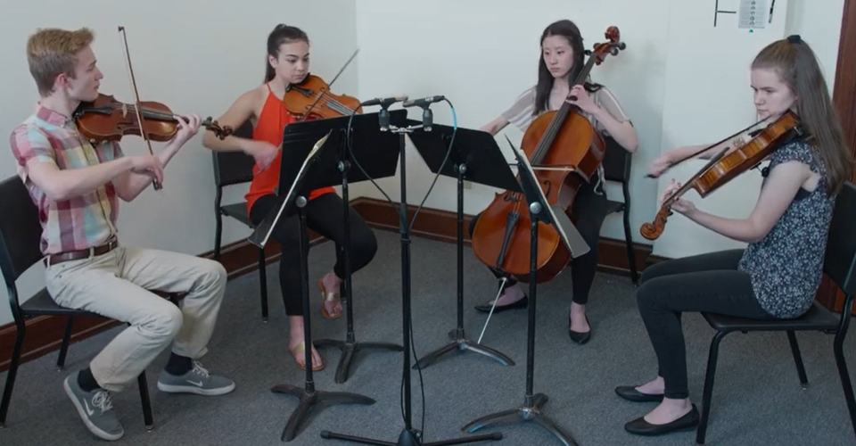 DMSO at Home: Honors String Quartet Plays Ravel