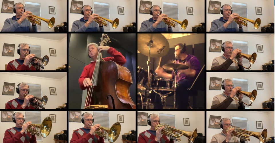 DMSO at Home: Andrew Classen Trumpet Ensemble plays "Come Rain or Come Shine"