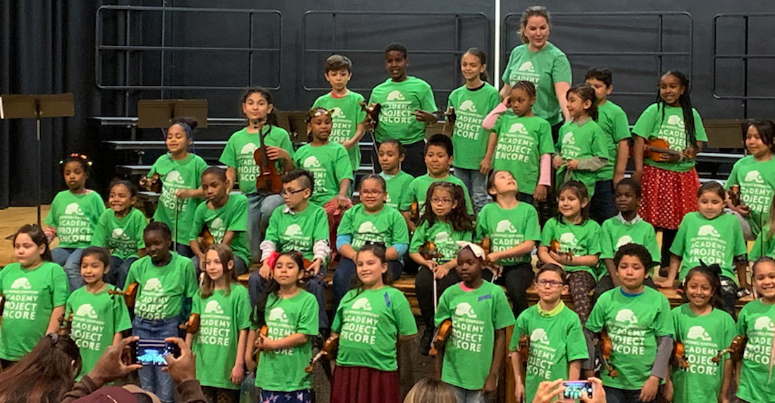 Project Encore students at their annual recital